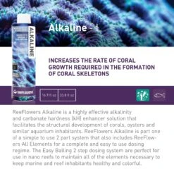 Reeflowers Alkaline Easy Balling I Fish Aquarium Water Conditioner, 17-oz Bottle -Plax Penn Shop 893006 PT1. AC SS1800 V1688749043