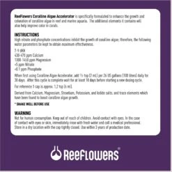 Reeflowers Coralline Algae Accelerator Fish Aquarium Water Conditioner -Plax Penn Shop 893046 PT2. AC SS1800 V1688759853