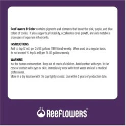 Reeflowers B-Color Fish Aquarium Water Conditioner, 8.5-oz Bottle -Plax Penn Shop 893070 PT2. AC SS1800 V1688760627