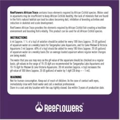 Reeflowers African Trace Fish Aquarium Water Conditioner 11 Reeflowers African Trace Fish Aquarium Water Conditioner -Plax Penn Shop 893190 PT2. AC SS1800 V1688758995