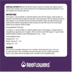 Reeflowers PH Buffer 9.4 Fish Aquarium Water Conditioner, 17-oz Bottle -Plax Penn Shop 893278 PT2. AC SS1800 V1688760573