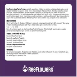 Reeflowers Aqua Plants Ferrous Balling Set V Fish Aquarium Water Conditioner 12 Reeflowers Aqua Plants Ferrous Balling Set V Fish Aquarium Water Conditioner -Plax Penn Shop 893406 PT2. AC SS1800 V1688760636