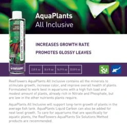 Reeflowers Aqua Plants All Inclusive Plant Fertilizer Fish Aquarium Water Conditioner -Plax Penn Shop 893470 PT5. AC SS1800 V1688749044