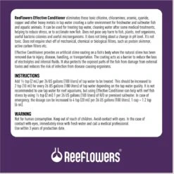 Reeflowers Effective Dechlorinator Fish Aquarium Water Conditioner -Plax Penn Shop 893502 PT2. AC SS1800 V1688759125