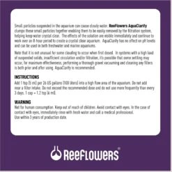 Reeflowers AquaClarify Fish Aquarium Water Conditioner -Plax Penn Shop 893558 PT2. AC SS1800 V1688760571