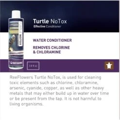 Reeflowers Turtle NoTox Effective Fish Aquarium Water Conditioner, 2.9-oz Bottle -Plax Penn Shop 893614 PT1. AC SS1800 V1688759090