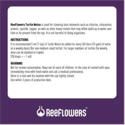 Reeflowers Turtle NoTox Effective Fish Aquarium Water Conditioner, 2.9-oz Bottle -Plax Penn Shop 893614 PT2. AC SS1800 V1688760573