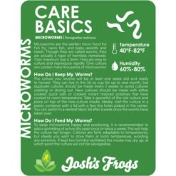 Josh's Frogs Microworm Panagrellus Culture, 16-oz -Plax Penn Shop 925742 PT1. AC SS1800 V1691006610