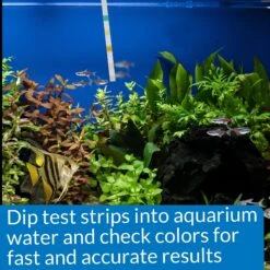 API 5 In 1 Freshwater & Saltwater Aquarium Test Strips -Plax Penn Shop 94254 PT7. AC SS1800 V1570548457