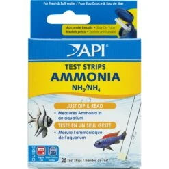 API Ammonia NH3/NH4 Freshwater & Saltwater Aquarium Test Strips