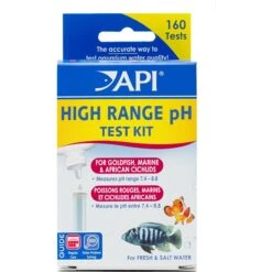 API High Range PH Fresh & Salt Water Aquarium Test Kit