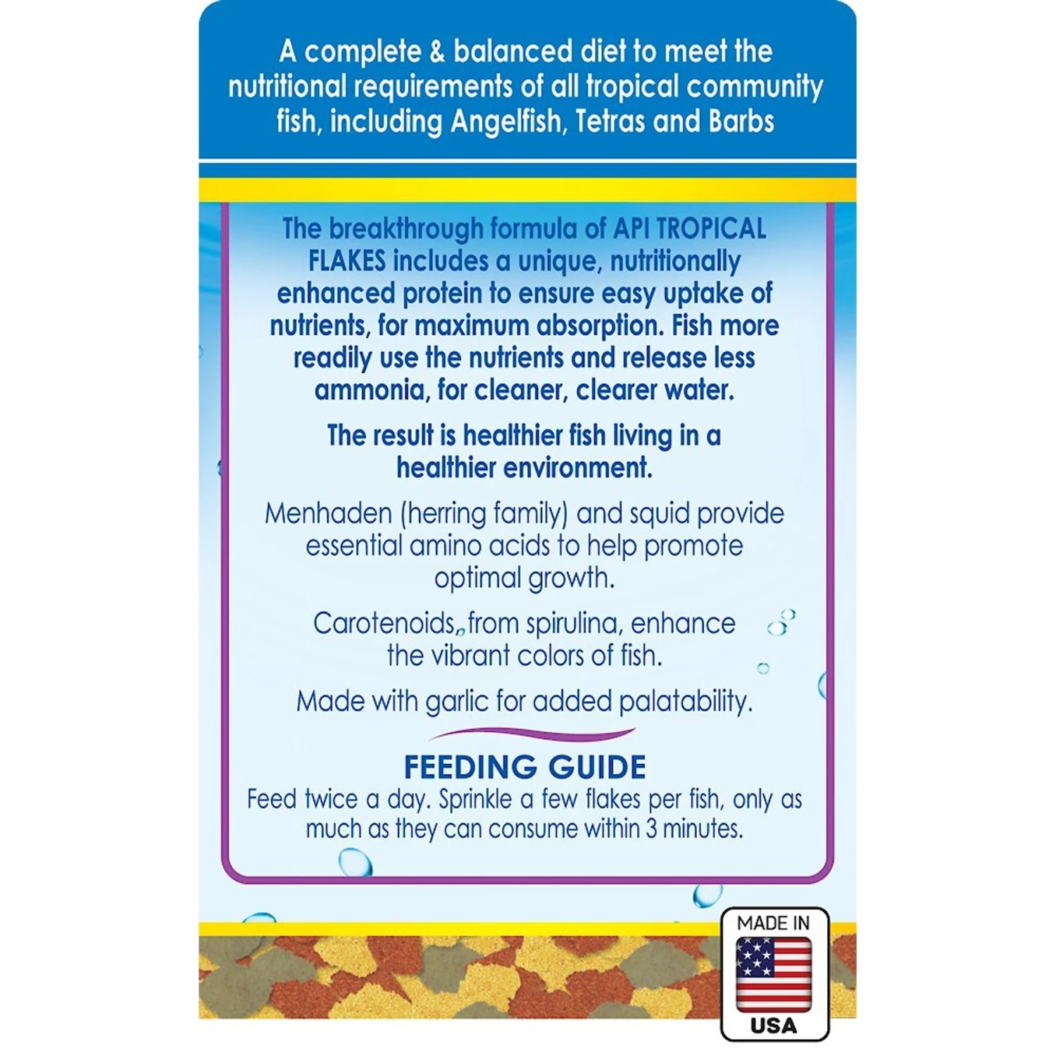 API Flakes Tropical Fish Food 4 API Flakes Tropical Fish Food - Image 2