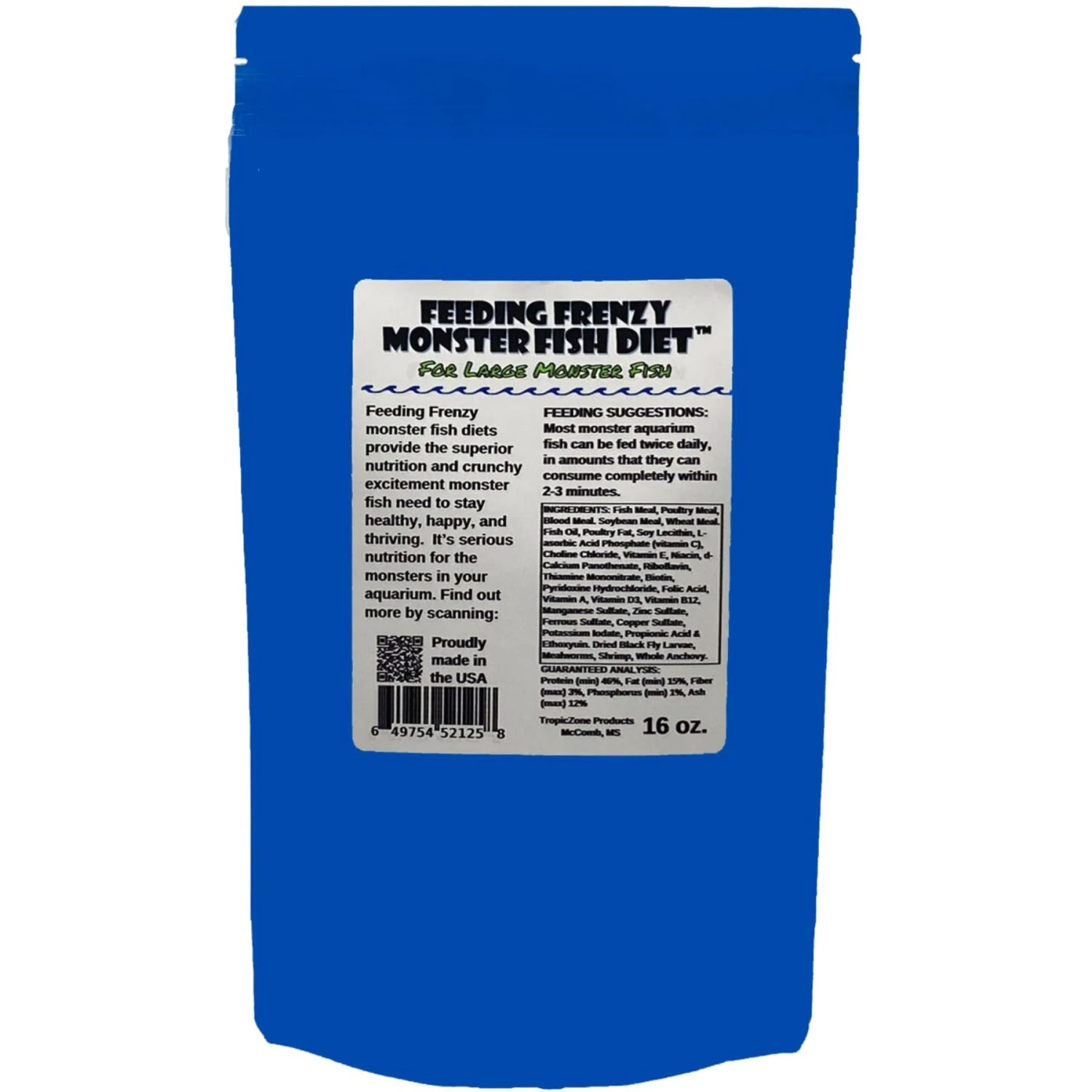Aquaculture-One Feeding Frenzy Monster Fish Diet For Large Fish 4 Aquaculture-One Feeding Frenzy Monster Fish Diet For Large Fish - Image 2