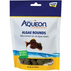 Aqueon Algae Rounds Bottom Feeder Fish Food
