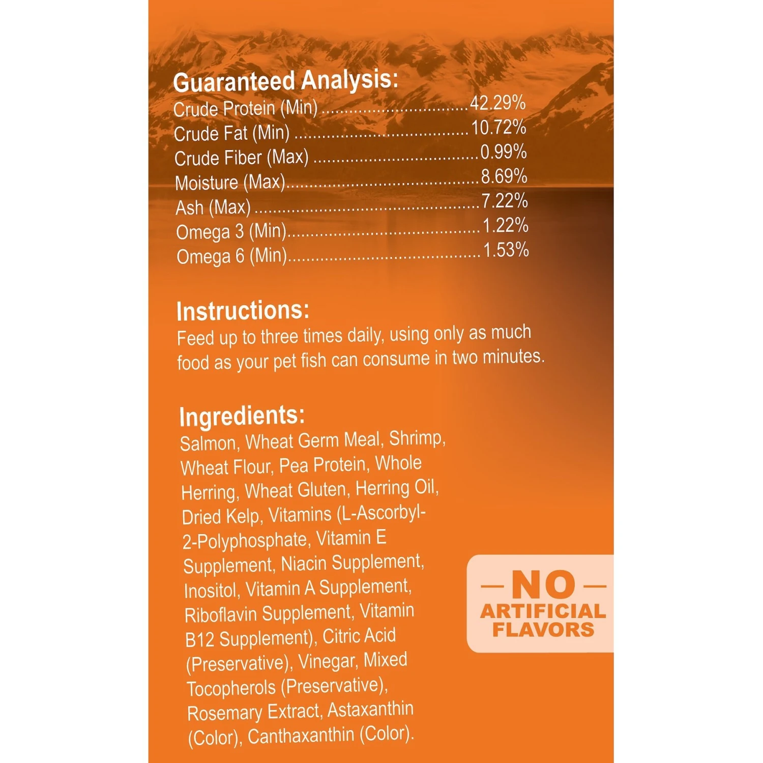 Omega One Sinking Catfish Pellets With Shrimp Freshwater & Saltwater Fish Food 6 Omega One Sinking Catfish Pellets With Shrimp Freshwater & Saltwater Fish Food - Image 4