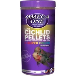 Omega One Large Cichlid Pellets Floating Fish Food