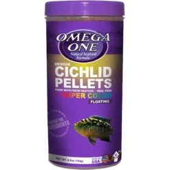 Omega One Medium Cichlid Pellets Floating Fish Food