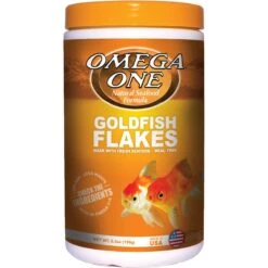 Omega One Protein Enhanced Goldfish Flakes Fish Food