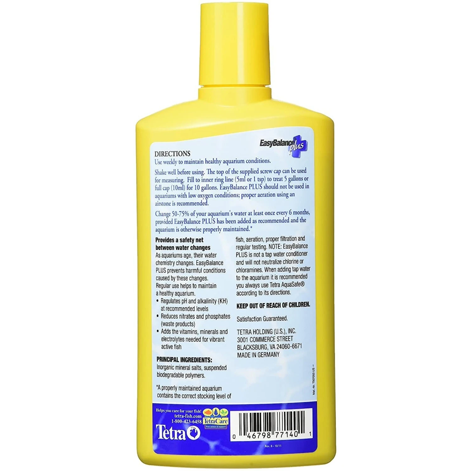 Tetra EasyBalance Plus Freshwater Aquarium Water Conditioner 4 Tetra EasyBalance Plus Freshwater Aquarium Water Conditioner - Image 2