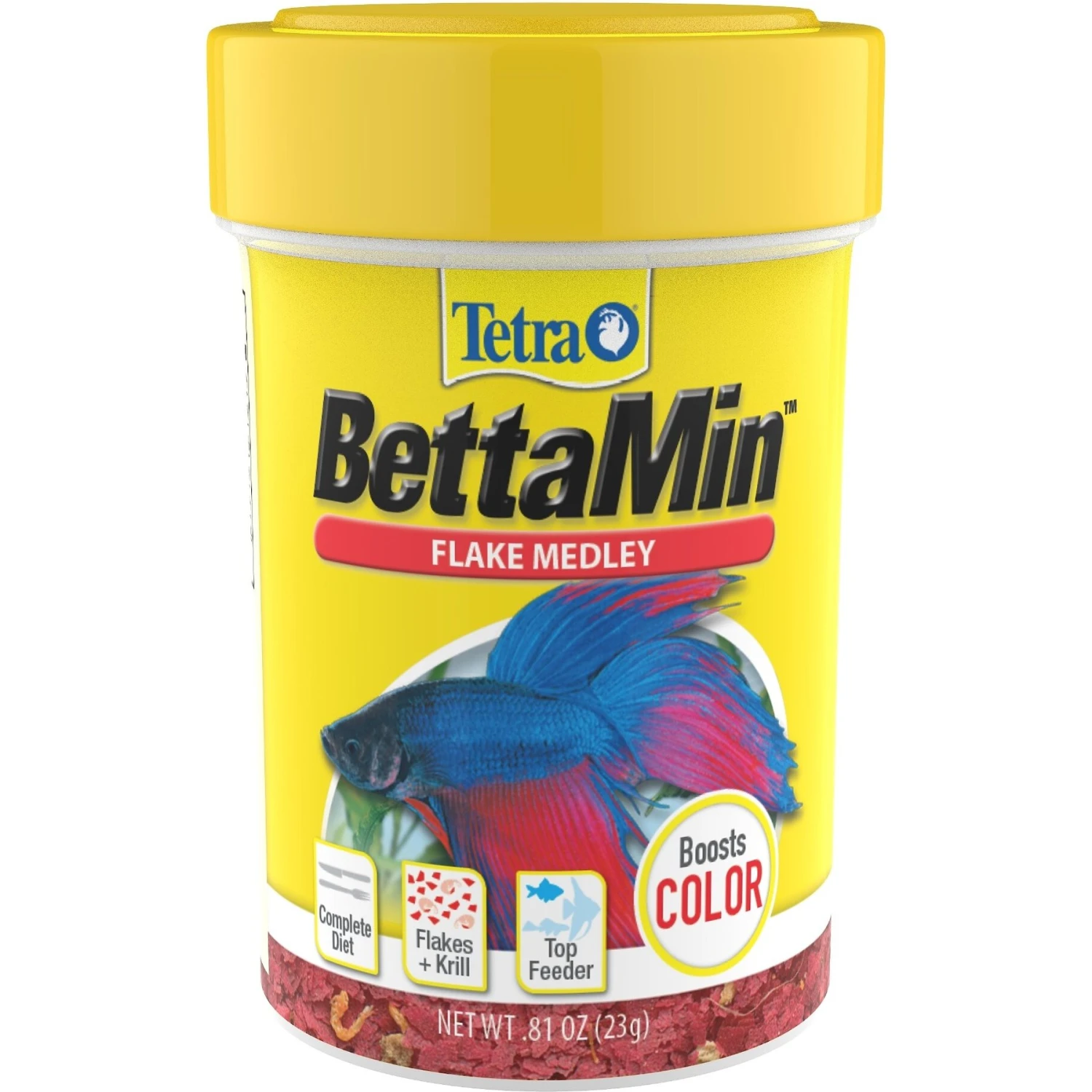 Tetra BettaMin Tropical Medley Color Enhancing Fish Food 3 Tetra BettaMin Tropical Medley Color Enhancing Fish Food