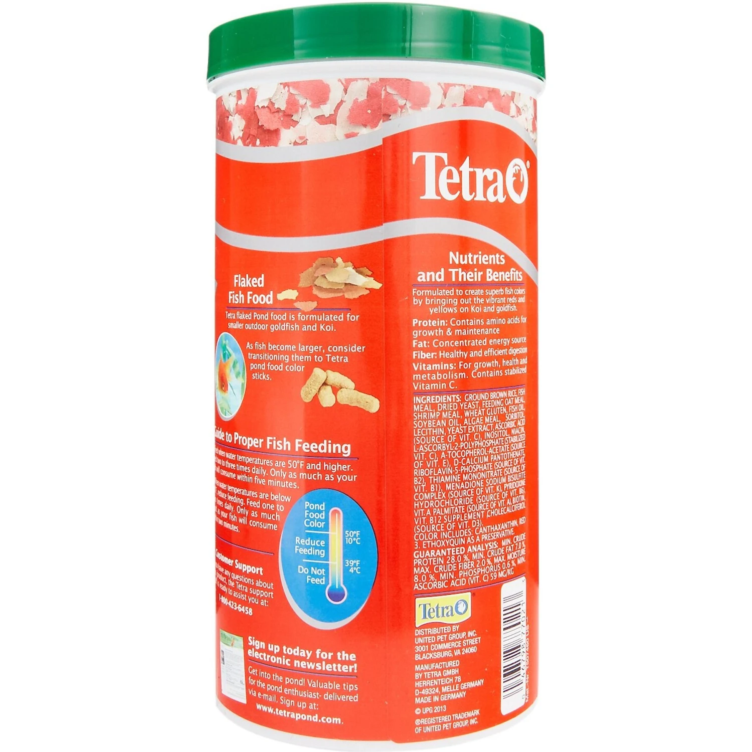 Tetra PondFood Color Flakes Koi & Goldfish Fish Food 4 Tetra PondFood Color Flakes Koi & Goldfish Fish Food - Image 2