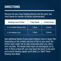 Tetra Pond Vacation Food Slow Release Feeder Block Fish Food -Plax Penn Shop 98290 PT3. AC SS1800 V1701452572