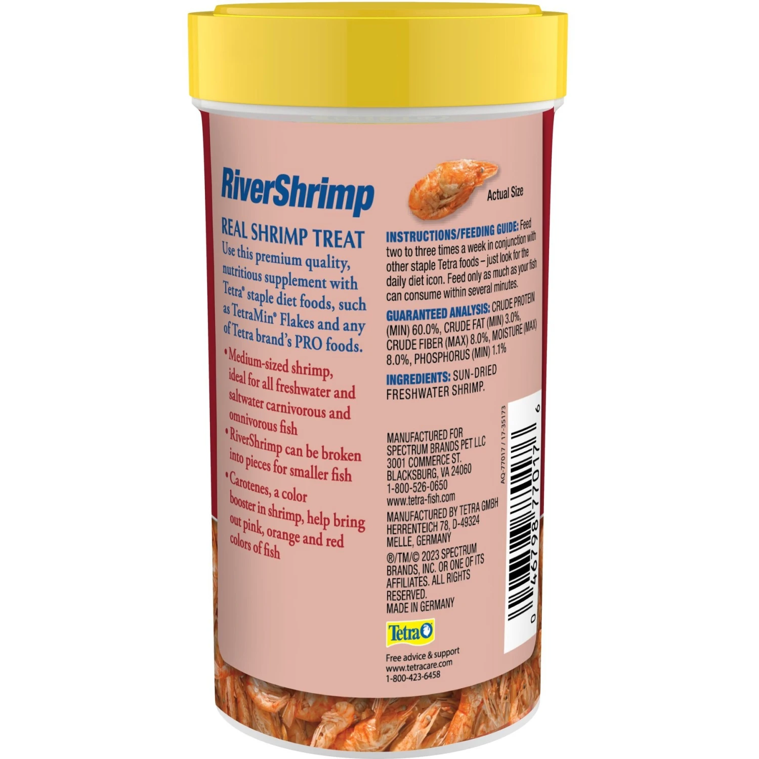Tetra RiverShrimp Sun Dried Krill Freshwater & Saltwater Fish Treats 5 Tetra RiverShrimp Sun Dried Krill Freshwater & Saltwater Fish Treats - Image 3