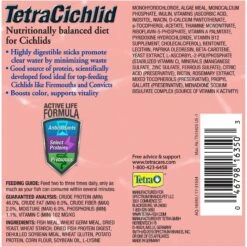 Tetra Cichlid Floating Cichlid Sticks Fish Food -Plax Penn Shop 98482 PT3. AC SS1800 V1607586125