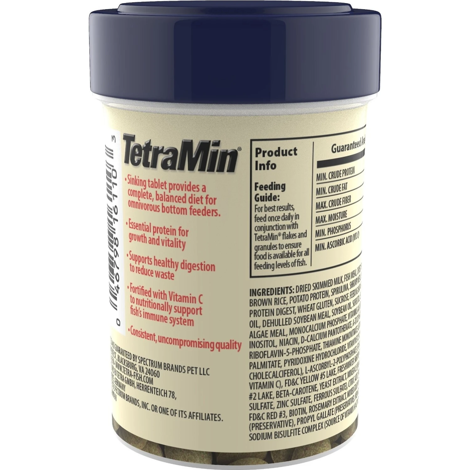 TetraMin Tropical Tablets Bottom Feeder Fish Food 4 TetraMin Tropical Tablets Bottom Feeder Fish Food - Image 2